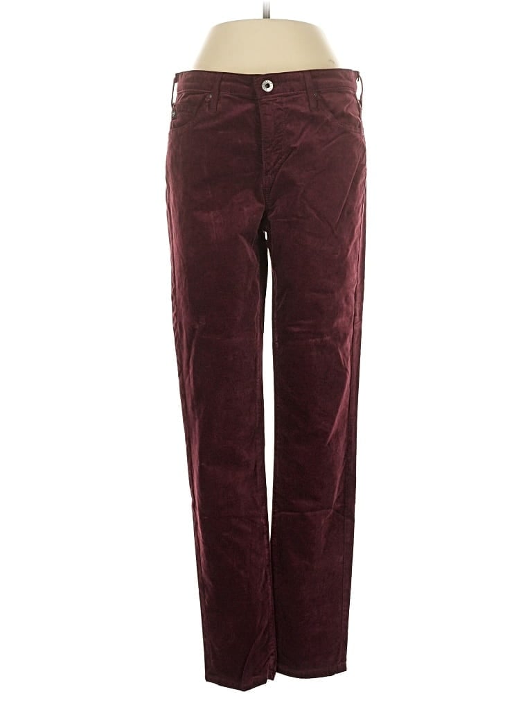 Pre-owned Adriano Goldschmied Casual Pants In Burgundy