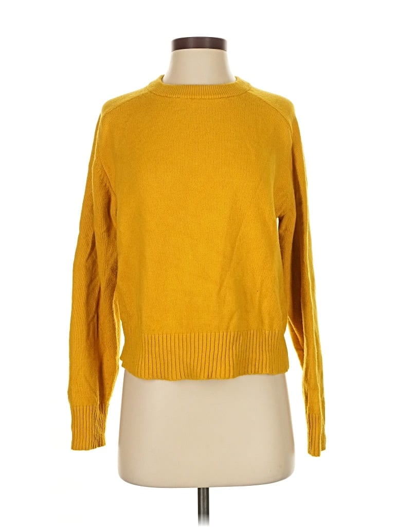 Pre-owned Banana Republic Factory Store Pullover Sweater In Yellow