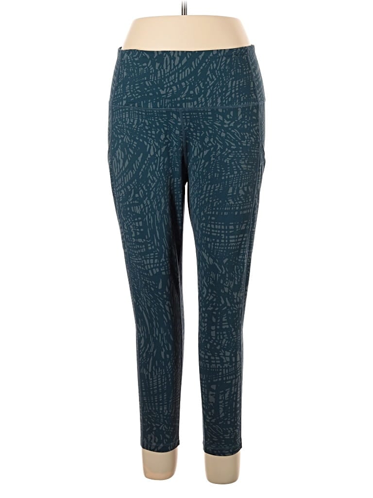 Pre-owned Zella Active Pants In Blue