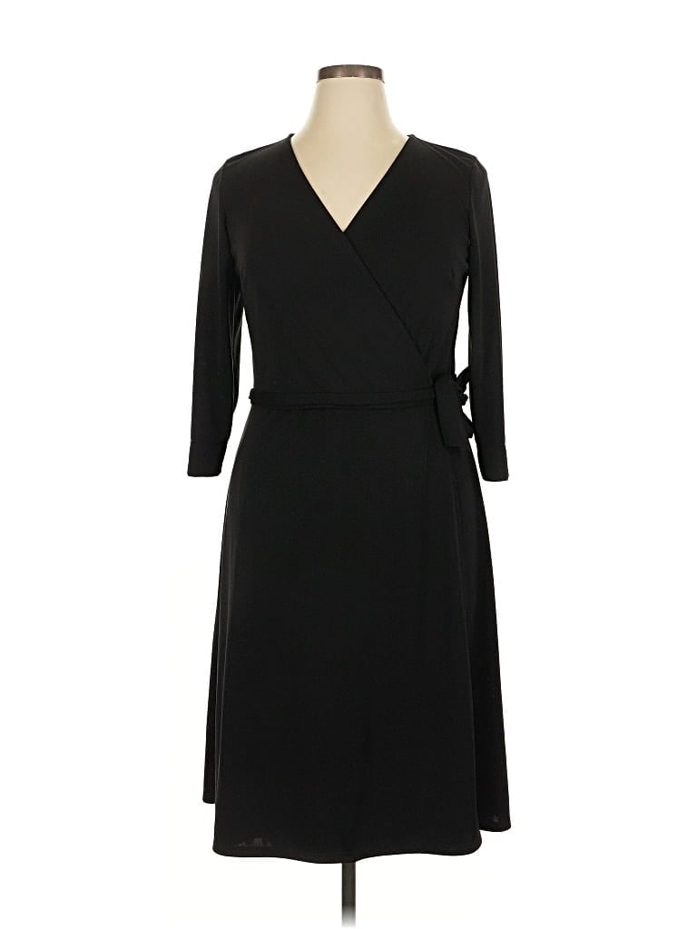 Pre-owned Sigrid Olsen Casual Dress In Black