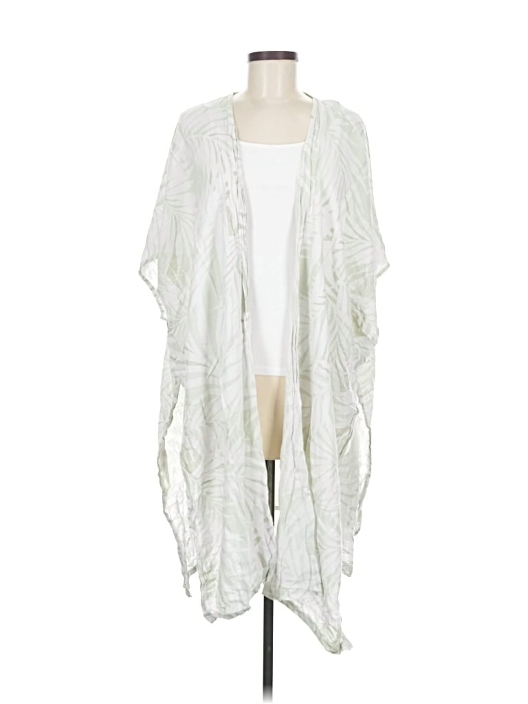 Pre-owned Cynthia Rowley Tjx Cardigan Sweater In White