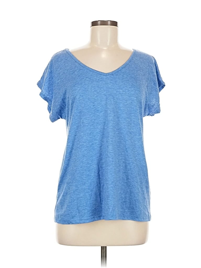 Pre-owned Unbranded Short Sleeve T-shirt In Blue