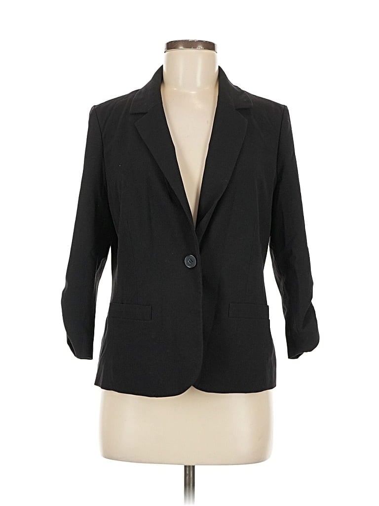 Pre-owned Eliza J Blazer Jacket In Black