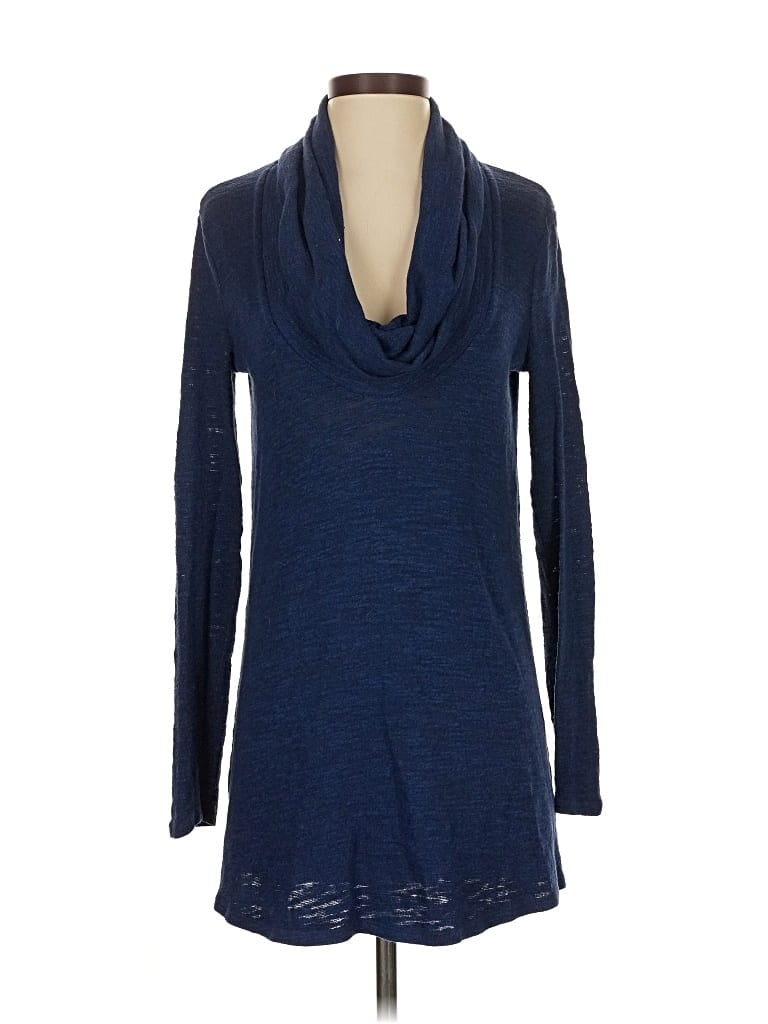 Pre-owned Three Dots Pullover Sweater In Blue