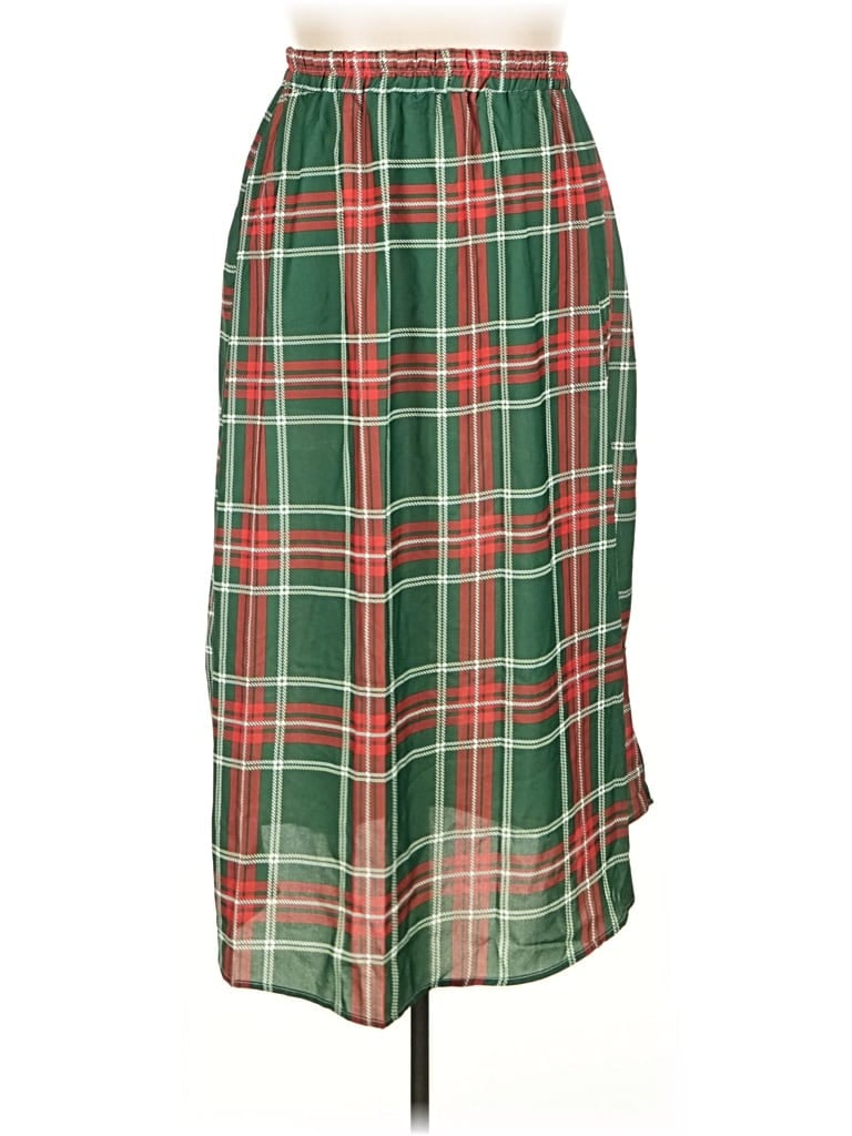 Pre-owned Unbranded Casual Skirt In Green