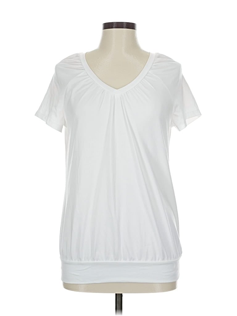 Pre-owned Shein Active T-shirt In White