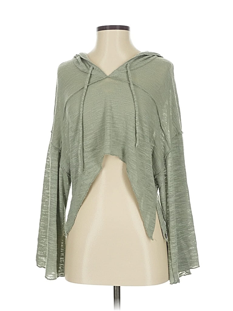 Pre-owned Out From Under Cardigan Sweater In Green
