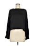 Naked Zebra 100% Polyester Black Long Sleeve Blouse Size M - photo 1