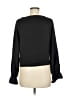 Naked Zebra 100% Polyester Black Long Sleeve Blouse Size M - photo 2