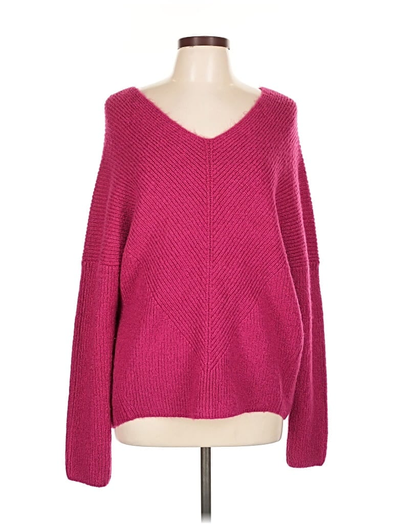 Pre-owned Ann Taylor Pullover Sweater In Pink