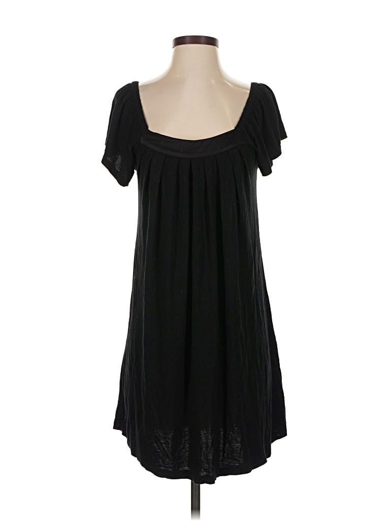 Pre-owned Twenty One Short Sleeve Top Black Scoop Neck Tops