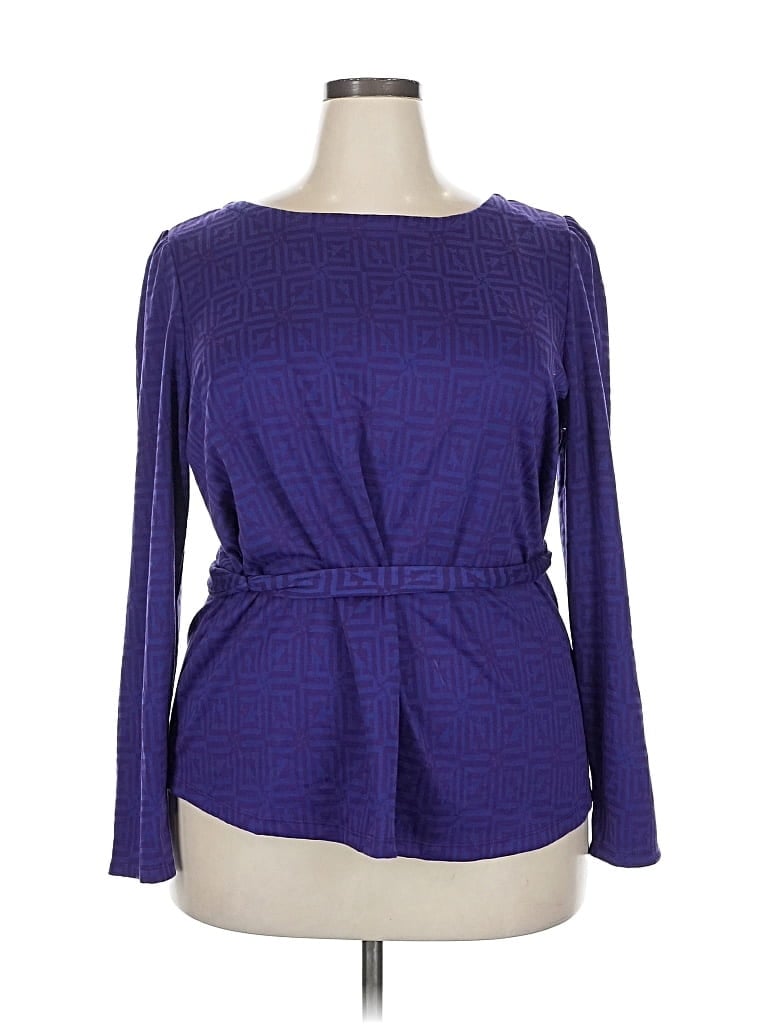 Pre-owned Liz Claiborne Casual Dress In Purple