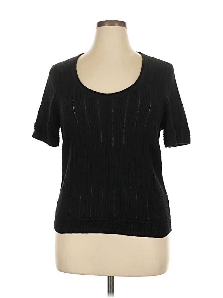 Pre-owned Gap Cardigan Sweater In Black