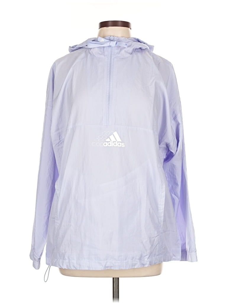 Pre-owned Adidas Originals Windbreaker Jacket In Purple