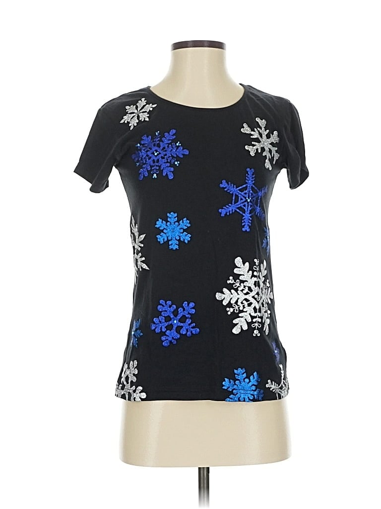 Pre-owned Disney Parks Short Sleeve T-shirt In Black