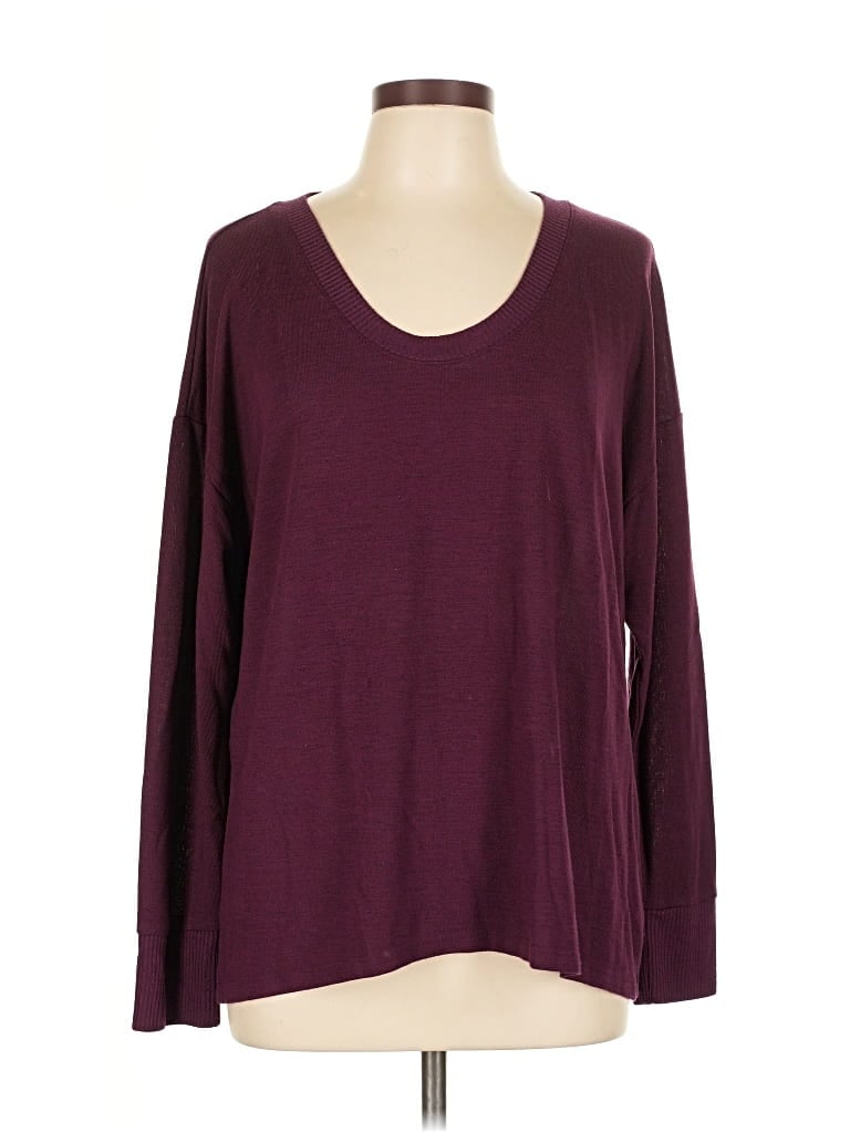 Pre-owned Gap Pullover Sweater In Burgundy