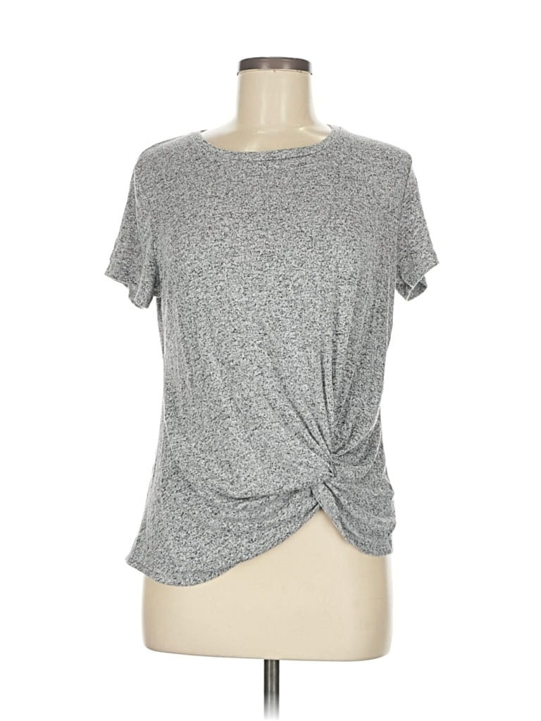 Pre-owned Old Navy Short Sleeve T-shirt In Gray