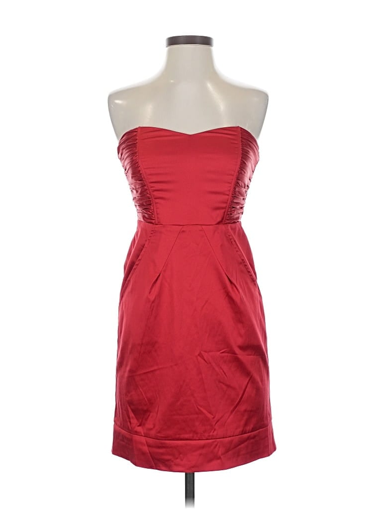Pre-owned Kld. Signature Cocktail Dress In Red