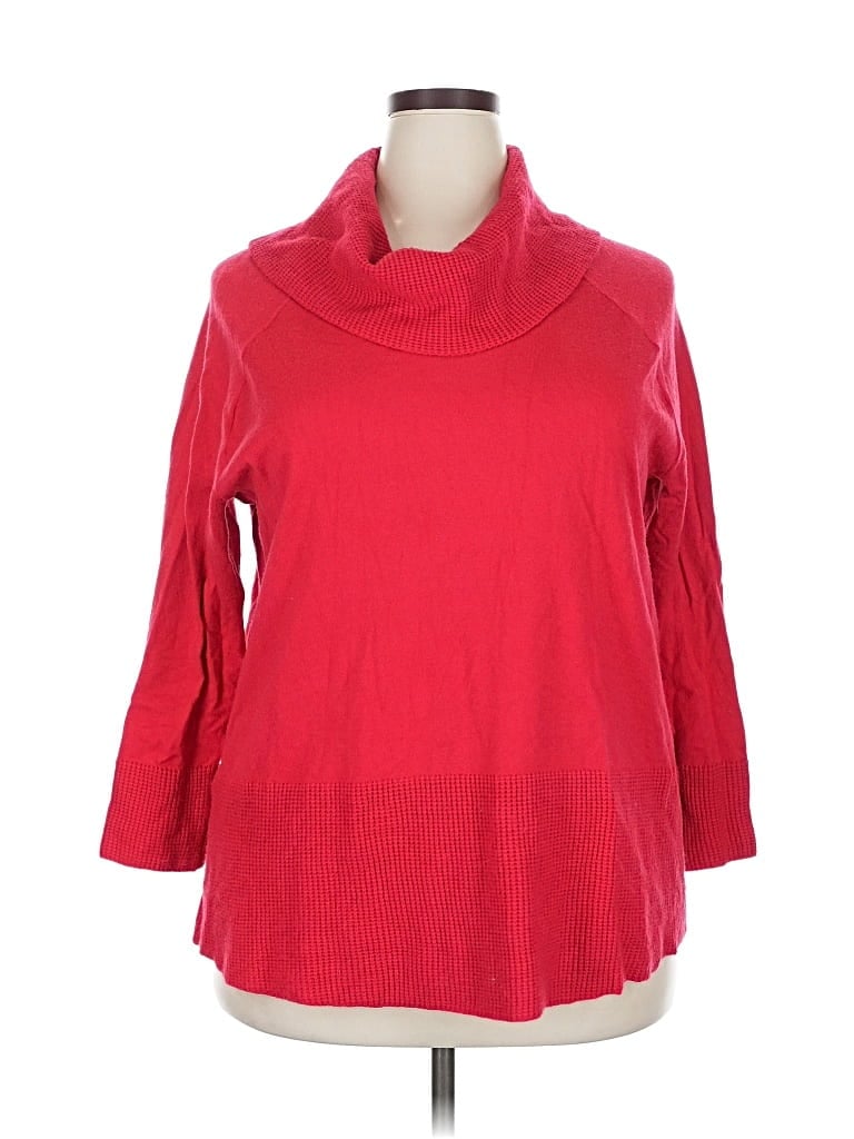 Pre-owned Cyrus Turtleneck Sweater In Red