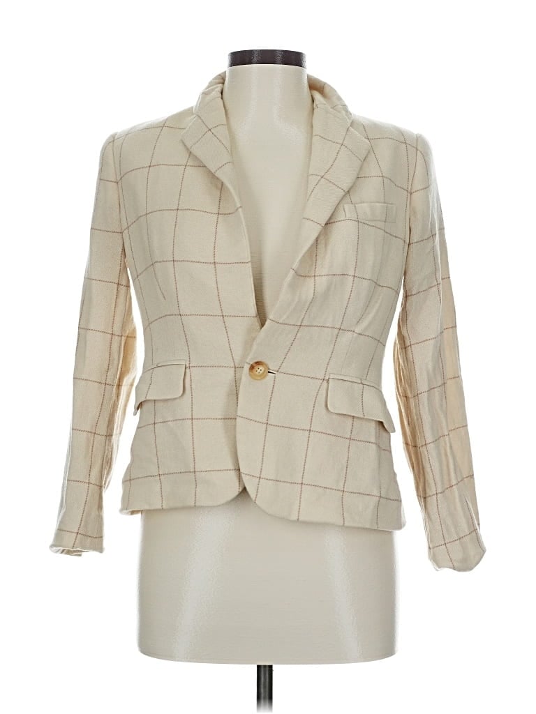 Pre-owned Ralph Lauren Blazer Jacket In White