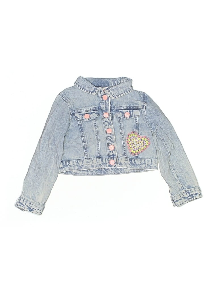 Pre-owned Little Lass Kids' Denim Jacket In Blue