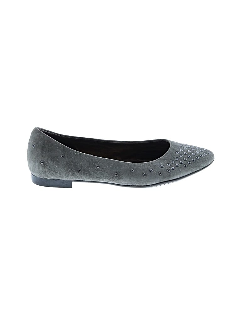 Pre-owned Attilio Giusti Leombruni Flats In Gray