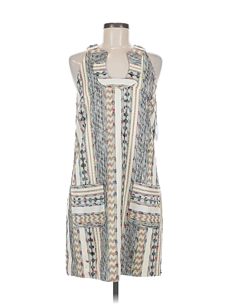 Pre-owned Eva Franco Casual Dress In White