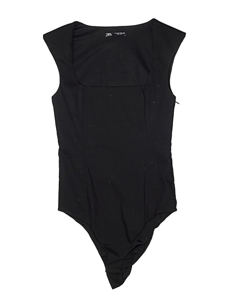 Pre-owned Zara Bodysuit In Black