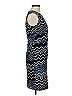 En Focus Studio Chevron-herringbone Blue Cocktail Dress Size 6 - photo 4
