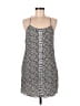 Aryn K. 100% Polyester Gray Casual Dress Size S - photo 1