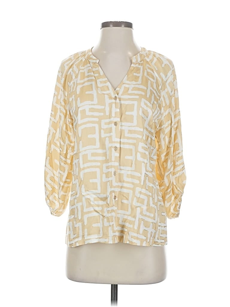 Esqualo 3/4 Sleeve Blouse In Neutral