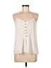 Express 100% Polyester Ivory Sleeveless Blouse Size XS - photo 1