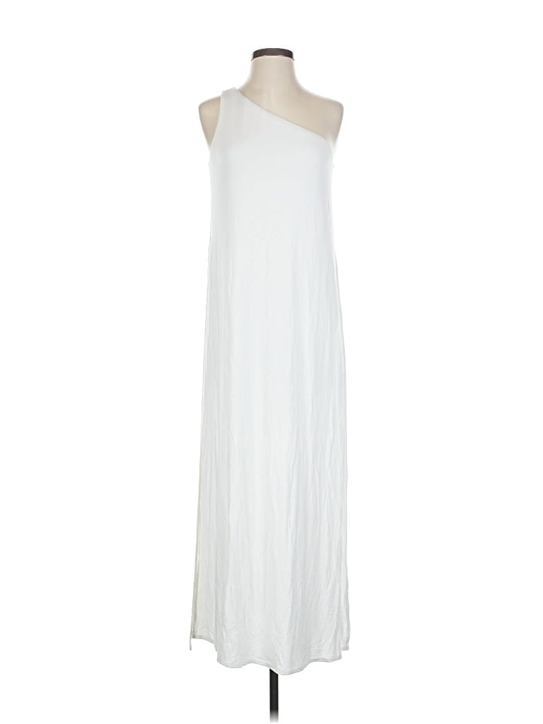 Pre-owned Krisa Casual Dress In White