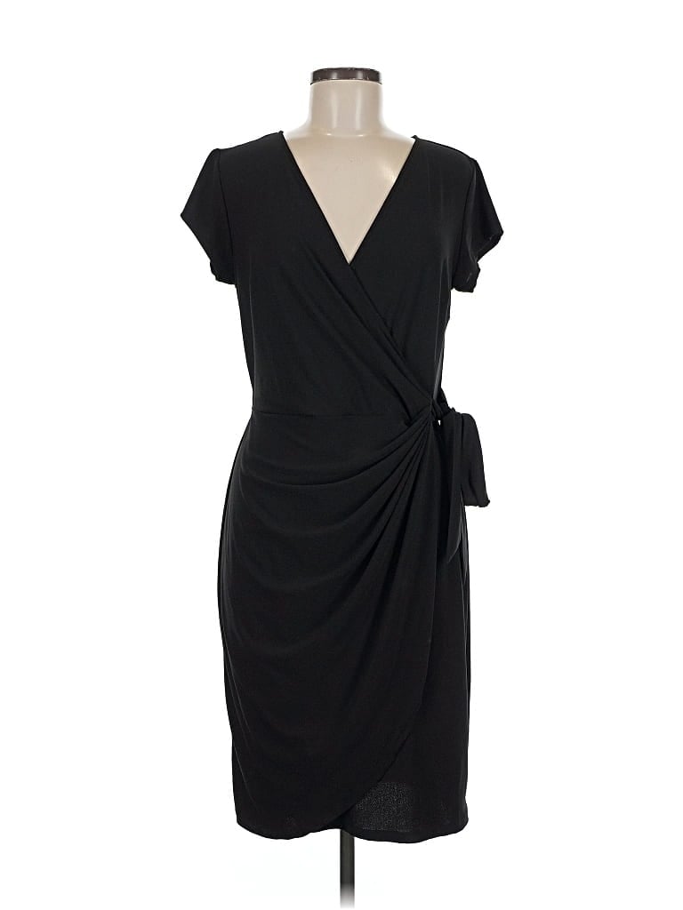 Pre-owned Inc International Concepts Cocktail Dress In Black