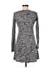 Express 100% Rayon Gray Casual Dress Size XS - photo 2
