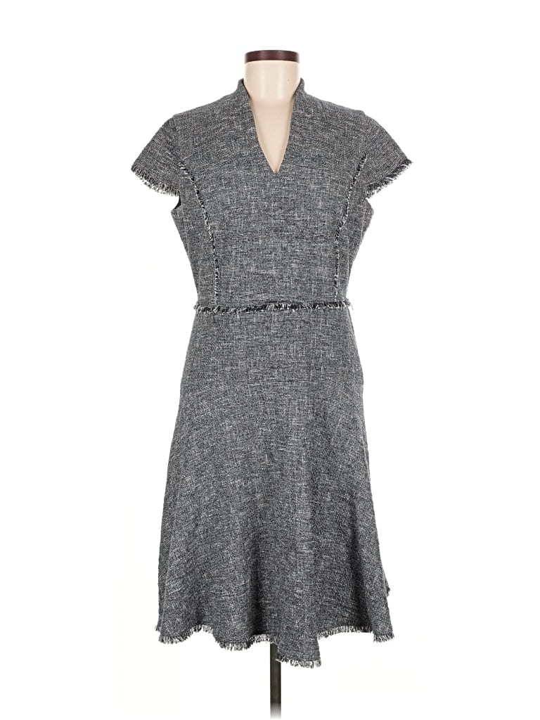Pre-owned J. Mclaughlin Casual Dress In Gray