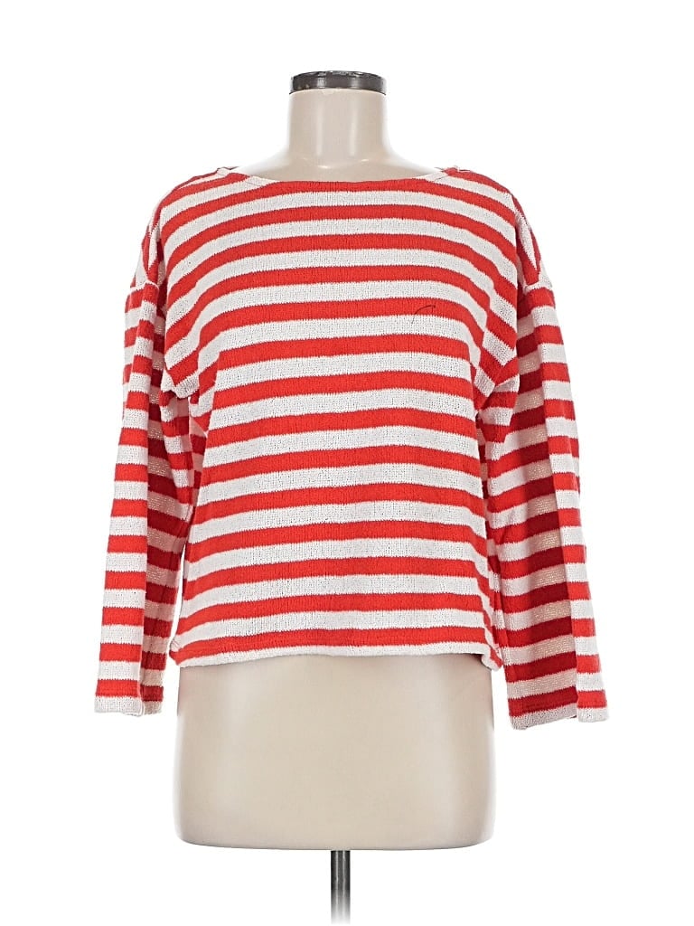 Pre-owned H&m Pullover Sweater In Red