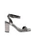 Mix No. 6 Gray Silver Heels Size 8 1/2 - photo 1