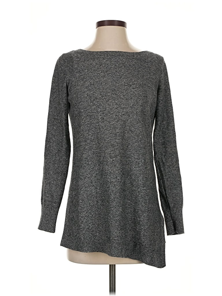 Pre-owned Banana Republic Long Sleeve T-shirt In Gray