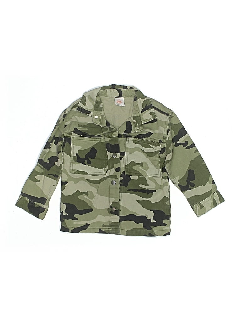 Pre-owned Wonder Nation Kids' Jacket In Green