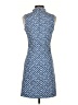 J. McLaughlin Argyle Blue Casual Dress Size 0 - photo 2