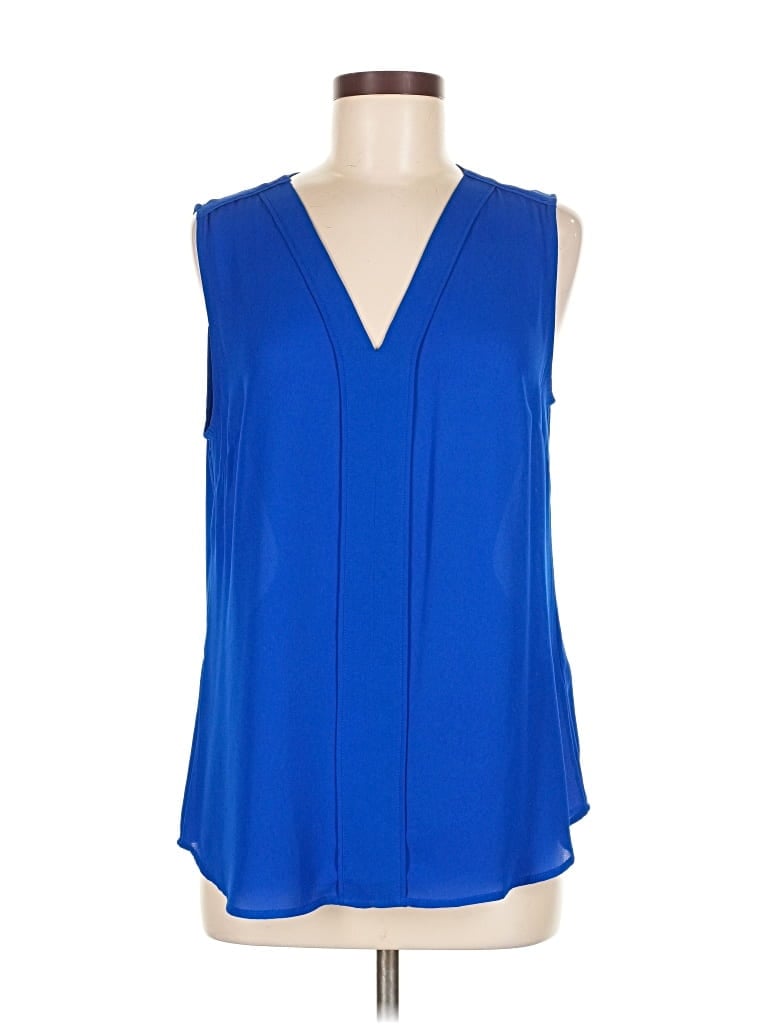 Pre-owned Banana Republic Sleeveless Blouse In Blue