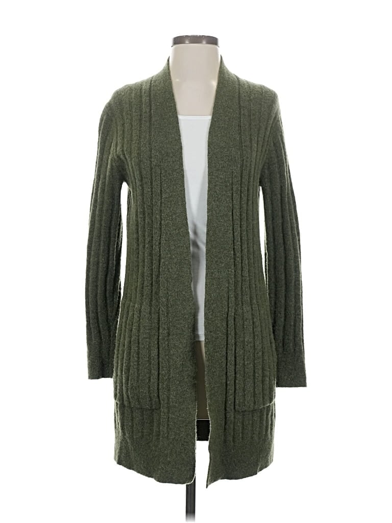 Pre-owned Banana Republic Cardigan Sweater In Green