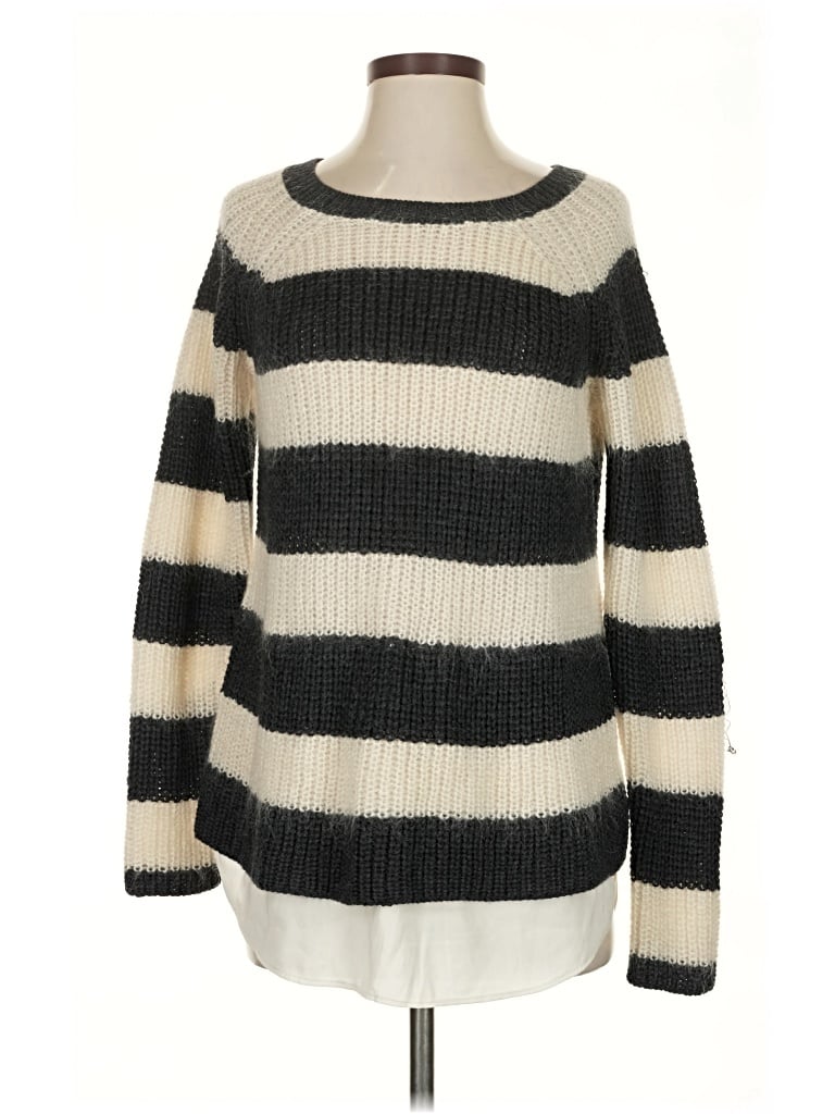 Pre-owned Ann Taylor Pullover Sweater In Black