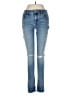 Express Hearts Blue Jeans Size 6 - photo 1
