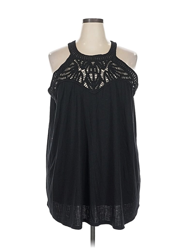 Pre-owned Torrid Sleeveless Blouse In Black
