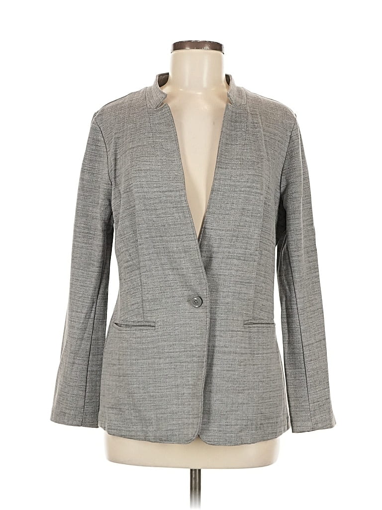 Pre-owned Banana Republic Factory Store Blazer Jacket In Gray
