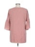 Suzanne Betro 100% Rayon Red 3/4 Sleeve Blouse Size L - photo 2