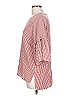 Suzanne Betro 100% Rayon Red 3/4 Sleeve Blouse Size L - photo 5