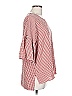 Suzanne Betro 100% Rayon Red 3/4 Sleeve Blouse Size L - photo 4